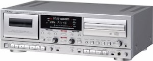 【未使用】【中古】TEAC CDレコーダー/カセットデッキ シルバー AD-RW950-S