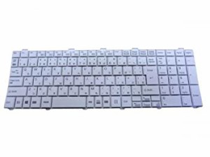 【未使用】【中古】 富士通 LIFEBOOK AH530/3B等用ノートパソコンキーボード MP-09R70J03D853 (白)