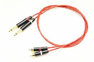 【未使用】【中古】 BELDEN 88760 TS (フォン) -RCA 2本ペア 変換ケーブル (1.5m)