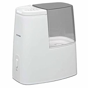 【未使用】【中古】 アイリスオーヤマ 加熱式加湿器 タンク容量1.9? クリア アロマトレー付き SHM-260D-C