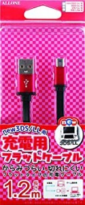 new3DS/new3DSLL/3DS/3DSLL 用ｱﾙﾐﾌﾗｯﾄｹ-ﾌﾞﾙ ﾚｯﾄﾞ ALG-N3DAFR（未使用品）