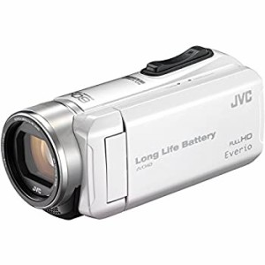 【未使用】【中古】 JVC ビデオカメラ Everio R 耐低温 耐衝撃 長時間内蔵バッテリー 内蔵メモリー32GB パールホワイト GZ-F200-W