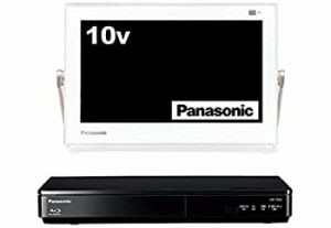 【未使用】【中古】 Panasonic パナソニック 10V型 液晶 テレビ プライベート ビエラ UN-10TD6-W ブルーレイディスクプレイヤー HDDレコ