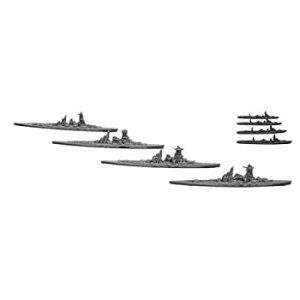 フジミ模型 1/3000 集める軍艦シリーズ No.1 戦艦 金剛 比叡 榛名 霧島 /  （未使用品）