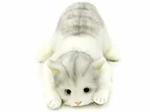 日本製 リアルな猫のぬいぐるみ 58cm (トラグレーL目明き)（未使用品）