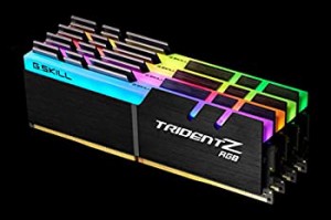 【未使用】【中古】G.skill DDR4 Trident Z RGB F4-2666C18Q-32GTZR (DDR4-2666 8GBx4)