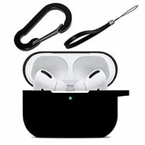 【未使用】【中古】 AirPods Pro ケース 3点パーフェクトセット カバー カラビナ ストラップ 付 エアーポッズ プロ 用 耐衝撃 ワイヤレス