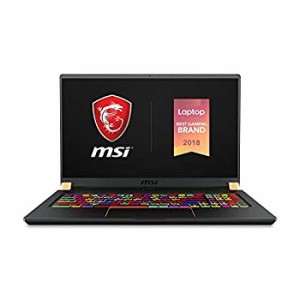 【未使用】【中古】 MSI GS75ステルス-248 17.3 ゲーミングノートパソコン 144Hzのディスプレイ 薄型ベゼル インテルCore i7-9750H NVIDI