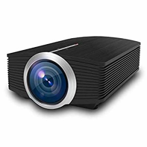 【未使用】【中古】 HOQTUM ミニプロジェクター HD 1080P ポータブル ビデオプロジェクション ホームシアター マルチメディア エンターテ