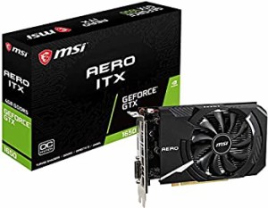 【未使用】【中古】 MSI GeForce GTX 1650 AERO ITX 4G OC グラフィックスボード VD6936