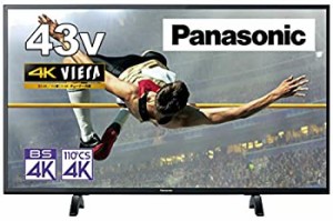 【未使用】【中古】パナソニック 43V型 4Kチューナー内蔵 液晶 テレビ VIERA TH-43GX500 IPSパネル