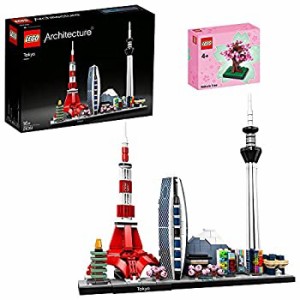 【未使用】【中古】 LEGO レゴ アーキテクチャー 東京 21051+さくら ミニセット (日本限定) 付き