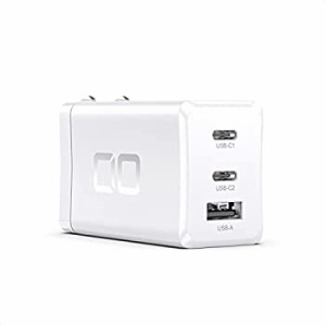 【未使用】【中古】 CIO LilNob iPhone12 USB PD 充電器 65W GaN 窒化ガリウム Type-C ACアダプター 3ポート USB PD3.0 【世界最小】 USB