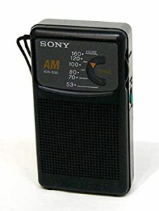 【未使用】【中古】 SONY ソニー ICR-S30 ブラック AMハンディポータブルラジオ