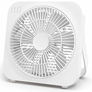 【未使用】【中古】 トップランド 卓上扇風機 どこでもFAN DCモーター搭載 ボックスタイプ 2電源対応 (AC USB) ｢スマホの充電もできる｣