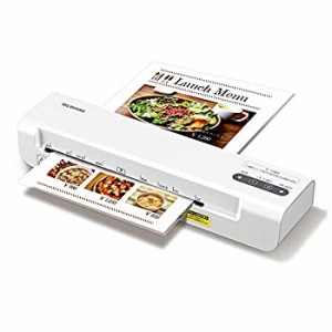 【未使用】【中古】 アイリスオーヤマ ラミネーター A4対応 ~100μm対応 簡単操作 コンパクト ウォームアップ時間4分 ヒーターオートオフ