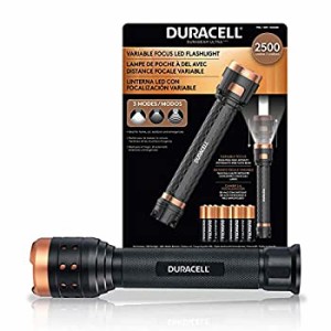 【未使用】【中古】 デュラセル DURACELL led 懐中電灯 強力 防水 ズーム機能 超高輝度 2500ルーメン 3つモード 軍用 軽量 フラッシュラ