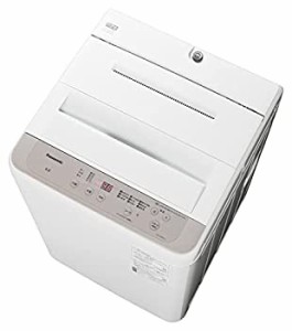 【未使用】【中古】パナソニック 全自動洗濯機 6kg ニュアンスベージュ NA-F60B15-C ビッグウェーブ洗浄