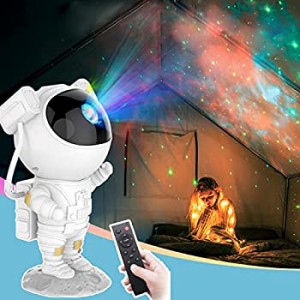 【未使用】【中古】 スタープロジェクター プラネタリウム 家庭用 星空ライト ベッドサイドランプ 投影ランプ ユニークな宇宙飛行士モデ