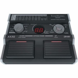 KORG コルグ TONE WORKS ギター用 フットタイプ マルチ エフェクター AX3G(中古品)