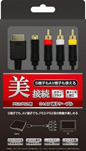 (PS3/PS2/PS用) S+AV端子ケーブル（未使用品）