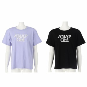 【30％OFF ジュニア 子供 女の子】 ANAP GiRL（アナップガール） ロゴ 刺繍 Tシャツ