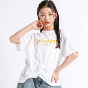 【10％OFF 2024夏物 ジュニア 子供 女の子】 ZIDDY（ジディー） ラメ発泡プリントドロストTシャツ