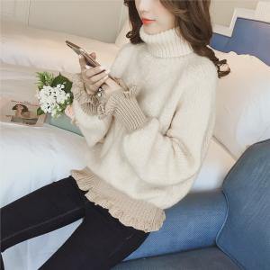 ニットセーター レディース ベージュ ピンク ブラウン 学生 スクール 女の子 ニット トップス レディース ハイネック セーター ニットセの通販はau Wowma ワウマ Dress Box 商品ロットナンバー