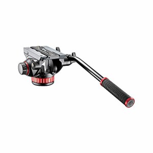 Manfrotto 2WAY雲台 プロフルードビデオ雲台 フラットベース アルミニウム (中古品)