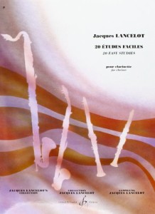 ランスロ : 20のやさしい練習曲 (クラリネット教則本) ビヨドー出版(中古品)