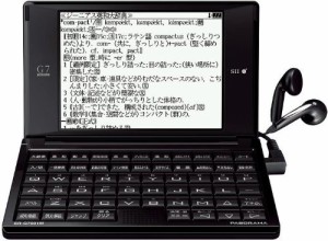 SII 電子辞書 PASORAMA ビジネスモデル SR-G7001M コンパクトサイズ 名刺ビ(中古品)