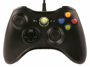 マイクロソフト ゲームコントローラー 有線/Xbox/Windows対応 ブラック Xbo(中古品)