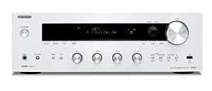 ONKYO ネットワークステレオレシーバー ハイレゾ音源対応 シルバー TX-8050(中古品)