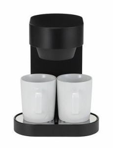 ±0 プラスマイナスゼロ コーヒーメーカー 2カップ(ブラック) XKC-V110(B)(中古品)