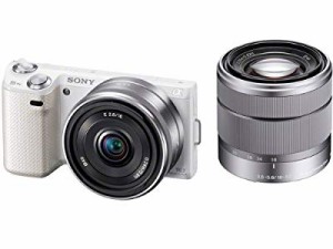 ソニー SONY デジタル一眼カメラ α NEX-5N ダブルレンズキット ホワイト N(中古品)