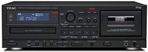 TEAC CD/カセットレコーダー USB接続対応 ブラック AD-RW900-B(中古品)