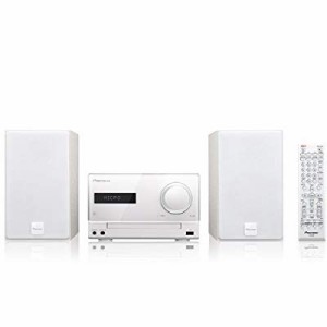 Pioneer CDミニコンポーネントシステム iPod/iPhone/iPad対応 ホワイト X-C(中古品)