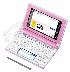 カシオ EX-word 電子辞書 中学生モデル ライトピンク 130コンテンツ 2000小(中古品)