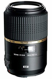 TAMRON 単焦点マクロレンズ SP 90mm F2.8 Di MACRO 1:1 VC USD ニコン用 フ(中古品)