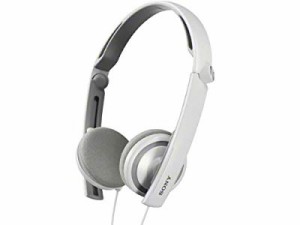 SONY オープン型ヘッドホン 折りたたみ式 ホワイト MDR-S40/W(中古品)