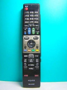 シャープ テレビリモコン GA863WJSA(中古品)