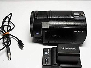 SONY 4Kビデオカメラ Handycam FDR-AX30 ブラック 光学10倍 FDR-AX30-B(中古品)