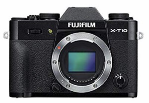 FUJIFILM ミラーレス一眼 X-T10 ボディ ブラック X-T10-B(中古品)