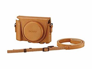ソニー SONY デジタルカメラケース ジャケットケース ライトブラウン LCJ-H(中古品)