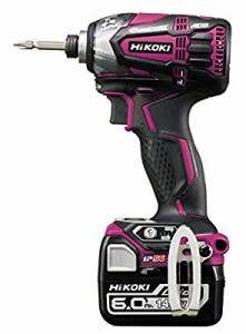 HiKOKI(旧日立工機) 14.4V コードレスインパクトドライバー 充電式 6.0Ahリ(中古品)