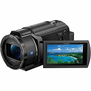 ソニー SONY ビデオカメラ FDR-AX40 4K 64GB 光学20倍 ブラック Handycam F(中古品)