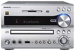 ONKYO NFR-9TX CD/SD/USBレシーバー Bluetooth/ハイレゾ対応 シルバー NFR-(中古品)