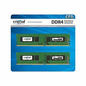 CFD販売 デスクトップPC用メモリ PC4-19200(DDR4-2400) 4GB×2枚 / 288pin (中古品)