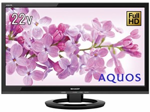 シャープ 22V型 液晶 テレビ AQUOS LC-22K45-B フルハイビジョン 外付HDD対(中古品)