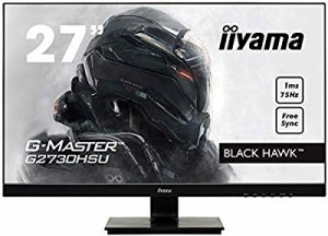 iiyama ゲーミング モニター ディスプレイ G2730HSU-B1 (27インチ/1ms/フル(中古品)